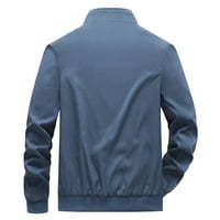 SNGXGN muški zimski kaput topla jakna na otvorenom rekreativni jakne za muškarce, plava, veličina m