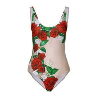 Ženski cvjetni ispis jedan kupaći kostimi Atletski kostimi za obuku kupaći odijela na klirensu