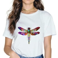 Hippie Daze Tie Dye Dragonfly Groovy Graphic Art Majica