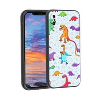 Kompatibilan sa iPhone telefonom, Cute-Dinosaur-T-Rex-Dino Case Muškarci Žene, Fleksibilna silikonska