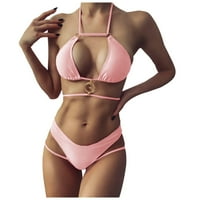 FVWitlyh bikini setovi za žene plus veličine kupaći kostimi za kupaće kostime za plivanje bikini šuplje