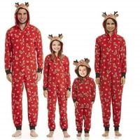 Goowrom Božićna porodica Pajamas Podudarni setovi DEER Oneie Jumpsuits Baby Kids Odrasli Žene Muškarci