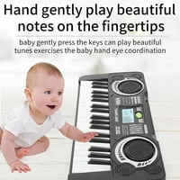 Esaierr Kids Piano tipkovnice Toine Toddler Music Igračke prijenosne tipke Elektronski klavir za dječake i djevojke
