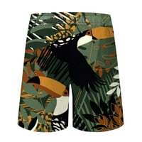 B91XZ muške kratke hlače muške ljeto od tiskane plaže kratke ležerne kaznene modne kratke hlače Labavi