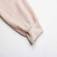 Veliki prodajni džemperi za žene Ženske tuničke džempere Lagani Jesen Ležerne prilike Ležerne prilike s dugim rukavima Pulover Tipke Bočni trendy pleteni vrhovi
