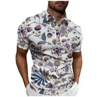 Muški muškarci Proljeće Ljetna bluza Suhi golf kratki rukav majica 5xl
