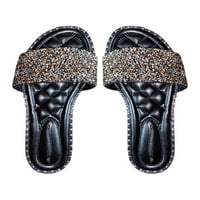 Diamante klizači ukrašeni muli kliznu na papuče Glitter Comfy cipele Ženske