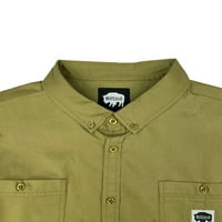 Buffalo Outdoors® ravna odjeća s kratkim rukavom s kratkim rukavima dolje Down Twill Radna majica