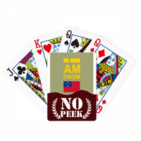 Am iz Samoa Art Deco Fashion Peek Poker igračka karta Privatna igra