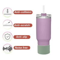 Ktyne zaštitna silikonska čizma za 12oz - OZ boce za sportske vode, BPA Free Filk poklopac dna rukava