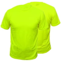 Majica s visokom vidljivošću s kratkim rukavima HI Vis Zelene sigurnosne majice Veličina: Srednja