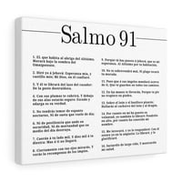 Salmo Impresion de Arte Crist en Blanco psalm španjolski spreman za objesiti biblijsko platno
