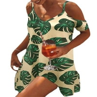 Avamo dame Lames Boho mini haljina ljuljaška hem kaftana ljetna plaža sandress women v vrat party kratke
