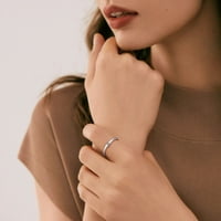 Prsten za početni slovo za žene za žene Faision Stack Ring
