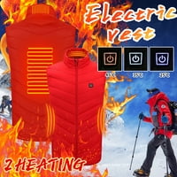 Unise vanjska topla odjeća zagrijana za vožnju skijanja Ribolov USB punjenje grijanih prsluka