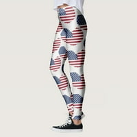 Ženske gamaše danju neovisnosti Ležerne udobne dizanje pantalona za vježbanje