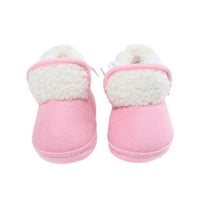 Jedno otvaranje dječjih dječjih djevojaka čizme zimske tople meke jedinice pahuljaste slatke cipele