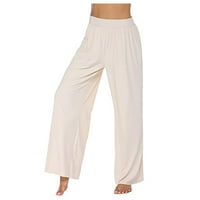 Xiuh casual pantalone ženske ležerne pune boje udobne pidžame široke pantalone za noge duge joge hlače