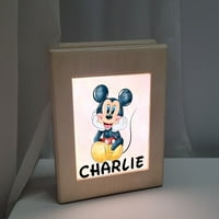Mickey Mouse, Dječačka noćna svjetlost, LED noćno svjetlo, prilagođena dječja noćna svjetlost, dekoracija