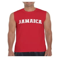 Muška grafička majica bez rukava - Jamajka