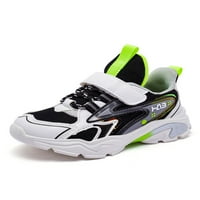 Lacyhop Djeca Jogging Comfort tenisice protiv klizanja boja blok atletska obuća prozračna niska crna