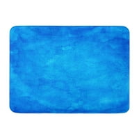 Šarene kobaltne plave akvaretne boje Color Sažetak Akvarel Tehnika Splash-a Podna prostirka 23.6x