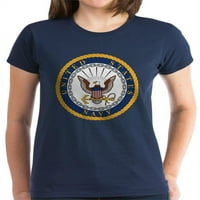 Cafepress - Sjedinjene Države Mornarički grb - Ženska tamna majica