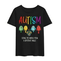 Majice za podizanje svijesti o autizmu za žene ptičje košulje Naprednice specijalno obrazovanje smiješno