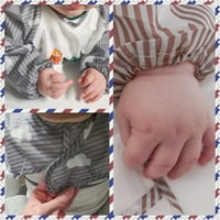 Haimobing Set dugih rukava, bebi vodootporni klip sa džepom, mališani bib s rukavom, 6- mjeseci