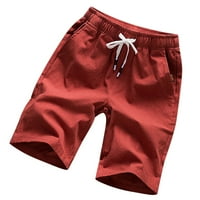 Muške posteljine kratke hlače Ležerne prilike za elastičnu struku Ljeto Plaža Trenutacke trčanja Kratke