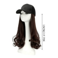 HD perika kapu stabilna bejzbol kapa sa ekstenzijama za kosu duga kovrdžava frizura podesiva iznosilački