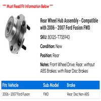 Montaža čvora za stražnju točkove - kompatibilna sa - Ford Fusion FWD