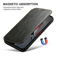Novčanica futrole za iPhone Pro novčanik [kompatibilan sa magsafe] Magnetska koža Flip Folio Cover Chickstand
