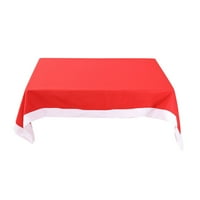 X Božićni crveni pravokutni stol za zaštitnu zaštitnu dekorativni poklopac crvene netkane tkanine