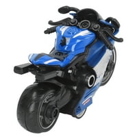 Povucite nazad motocikle igračka, igračke za motocikle Model Legura Fine Crafted za djecu Pokloni Plava