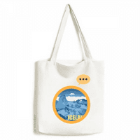 Grenland Islands Sea Art Deco modni izraz Sack platnene torbe za ramena