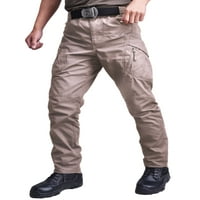 Voguele muške hlače elastične struine pantalone srednje struka Dno treninga Cargo Pant casual kaki a
