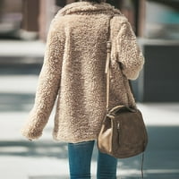 tklpehg jesen zimske žene zimska jakna jakna s dugim rukavima dame kaputi s kapuljačom plus size zimska