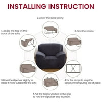 Stretch baršunasti plišana kauč pokriva kauč stolica za klizanje štitnika + poklopac jastuka