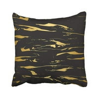 Svijetlo zlatno i crno moderno apstraktno dizajniranje šipke uzorka mastila slavi poklopac jastučnice