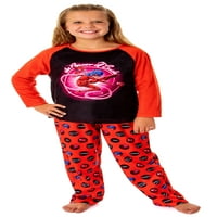 Čudesno: priče o ladybug & Cat Noir Girls 'Power Luck Pijama set