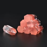 prirodni crveni fluoritski kvarcni kristalni kameni točki zacjeljivanje šesterokutnog kvarcnog