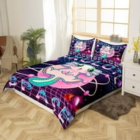 -Dake leptir kompletni poklopac posuda cvjetni dekor posteljina set Fantasy Style Duvet poklopac za