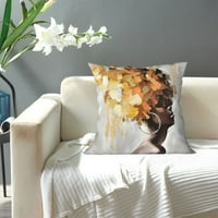 Boginja djevojka baca jastuk za jastuk kućni dekor ugodne obloge za jastuke za krevet na kauč na razvlačenje