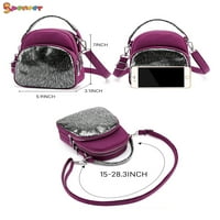 Spencer Mobitel torbica mini najlon crossbody torba pametni telefon Travel Weat Wallet torba za žene (5,9 3.2 7.1