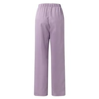 Tking modne ženske hlače proljeće ljeto jesen Solidna boja odijelo hlače elastične strugove casual pantalone