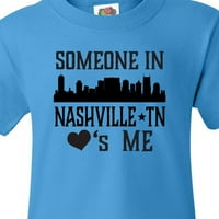 Inktastic Nashville Tennessee Neko me voli majicu omladine Skyline