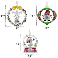 Lartaine božićne ukrase - ukrasna rotacija Viseći privjesak automobila Charm Holiday Chocturesake poklon