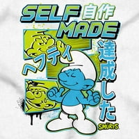 Smurfs cool kanji samo napravljena ženska majica dame majice tine brisco brendovi x