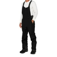Crna sniježna moda vodootporna muška radna odjeća tanke ravne hlače za noge
